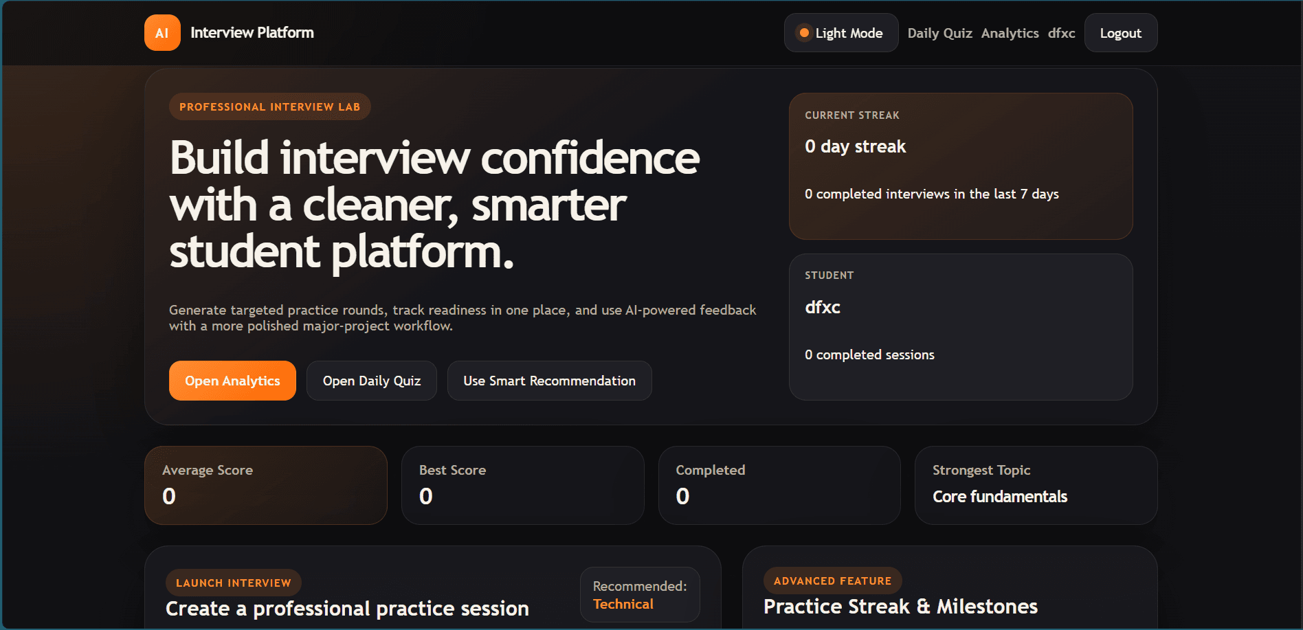AI Mock Interview Platform